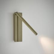 Bover LED-vegglampe Arid A/02 oliven, aluminium, 2700 K