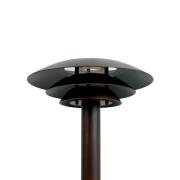 Dyberg Larsen veilampe DL25, kobberfarget, IP44, stål