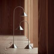 FRANDSEN LED-batteridrevet gulvlampe Grasp, stål, høyde 72 cm