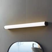 Lucande LED-vegglampe til bad Vilmara, svart, metall, IP44