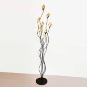 LED-designgulvlampe Calamaro med 8 lys