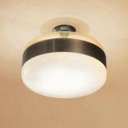 Taklampe Futura av muranoglass, bronse