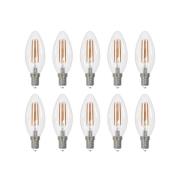 Arcchio LED glødepære E14 stearinlys sett med 10 stk., 4000 K