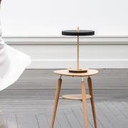 UMAGE LED-bordlampe Asteria Table, USB, svart/messing