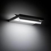 LED-vegglampe Tablet W1, bredde 24 cm, hvit