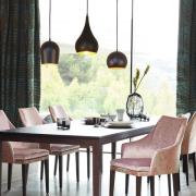 Menzel Solo pendellampe, avlang med tre lamper