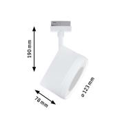 Paulmann URail LED-spot Arena, signalhvit, 2700 K, dimbar