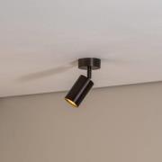 Sado downlight, 1 lyskilde, antrasitt, stål, justerbar