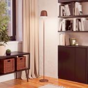 LED-batteridrevet terrassebelysning Mannera-L, rustfarget, høyde 140 c...