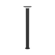 LED-veilampe Rigosa, svart, høyde 100 cm, metall