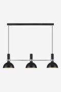 Taklampe LARRY Svart/krom