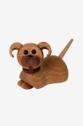 Tredekor Hund Coco 10 cm Eik