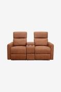 Reclinersofa Daoulas dobbel, med fotskammel