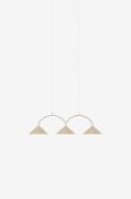 Globen LightingPendel Curve 3BeigeTakpendlerFra Homeroom