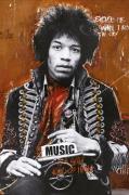 MalerifabrikkenPoster Hendrix by artistFlerfargetPostereFra Homeroom