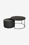 Nordic Furniture GroupSofabord & Puff Pisa, sett med 2SvartSofabordFra...