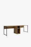 Hanah HomeSkrivebord Double L196BeigeSkrivebordFra Homeroom