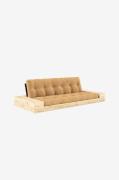 Karup DesignBase Sovesofa m. 2 sidebokser Tre-seterBrunSovesofaerFra H...