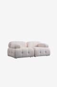 Hanah Home2-seters sofa MuffinHvit2-seters sofaerFra Homeroom