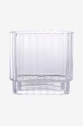 House NordicRiflet glassvaseTransparentKrukker & vaserFra Homeroom