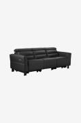 Loft24Sofa 3-seter 2 elektriske hvilestoler CarpariSvart3-seters sofae...