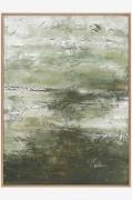 MalerifabrikkenDesign Painting / For Life / 90x120 Cm / Eik rammeGrønn...