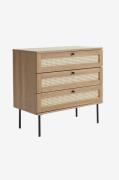 HåumKommode Brooklyn 3 skufferBrunKommoderFra Homeroom