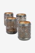 Halvor BakkeSpringbok Candle Lantern 4-pkGråLysestaker & lykterFra Hom...