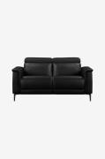 Loft24Sofa 2 Seter 1 Recliner Manual LundSvart2-seters sofaerFra Homer...