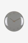 KarlssonVeggklokke Fuerte DomeGråVeggklokker & bordklokkerFra Homeroom