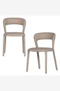 WOOODNoble spisestol - sett med 2BeigeStolerFra Homeroom