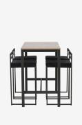 Venture HomeBarsett Camden med 4 stk barstoler OpelikaBrunSpisegrupper...