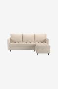 Loft24Lindhus Sofa 3-seter med oppbevaringVendbar chaiselong i corduro...