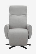 Loft24Kilvo Lenestol med manuell og svingbar funksjon StoffGråLenestol...