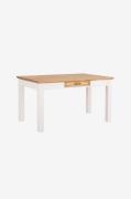 Loft24Selma spisebord 140 cm med 1 skuff i furuHvitSpisebordFra Homero...