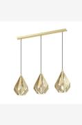 EGLOPendellampe Carlton With 3 LampsGullTakpendlerFra Homeroom