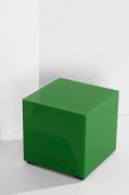 PastillPop kube i farget glass 35x35 cmGrønnSmåbordFra Homeroom