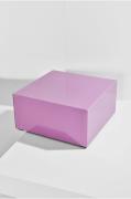 PastillPop bord i farget glass 60x60 cmLillaSofabordFra Homeroom