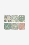SpodeBordskånere Morris & Co. Mix & Match 6-pk 10,5 x 10,5 cmFlerfarge...