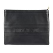 Pre-owned Svart Dior-clutch i skinn