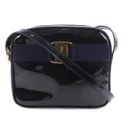 Pre-owned Svart skinn Salvatore Ferragamo Crossbody Bag