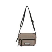 Elegant Sølv Mink Crossbody Veske