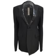 Pre-owned Svart ull Rick Owens Blazer