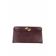 Pre-owned Burgunder skinn Bvlgari clutch