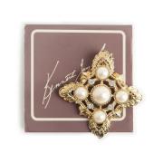 Pearled Shield Brooche