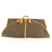 Vintage Brun Lerret Louis Vuitton Reiseveske