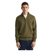 Allsidig Bomull Halfzip - Racing Green