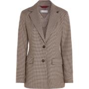 Rutete Slim Blazer for Menn