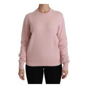 Autentisk italiensk cashmere crew neck genser