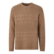 Brun Lexington Chuck Heavy Wool Cable Heavy Knit